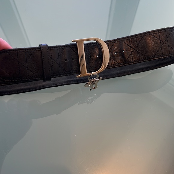 Dior black leather size 85 main image 6